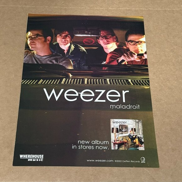 Weezer - Maladroit - Music Print Promo Advertisement - 2002 - Picture 1 of 1